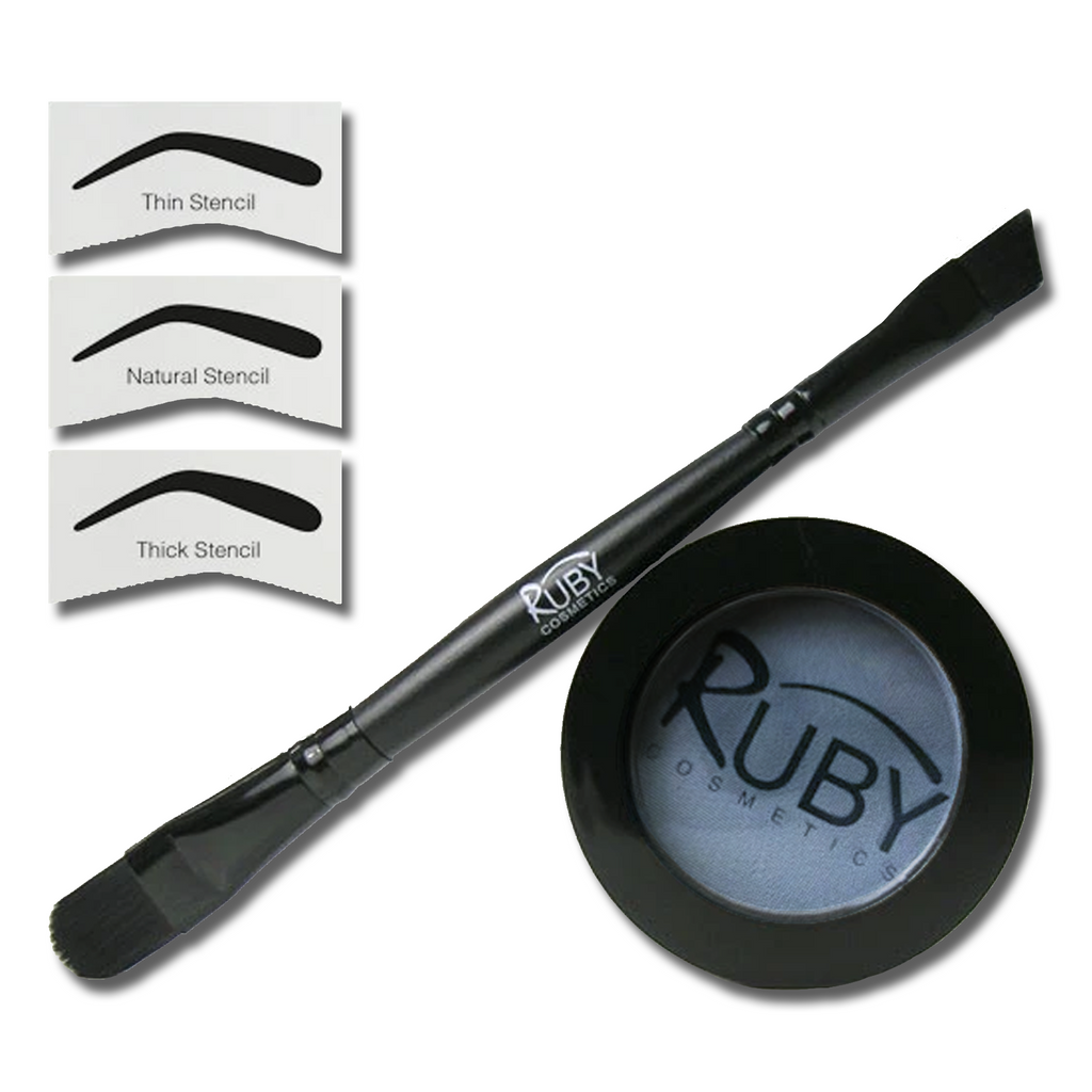 Ruby Makeup Perfect Brow Kit - Slate | Ruby Cosmetics